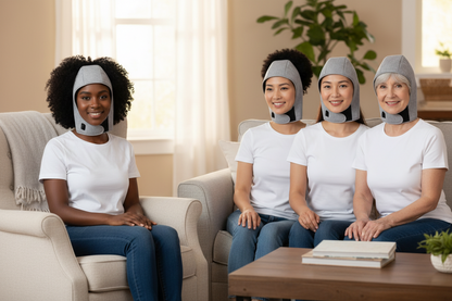 Red Light Heating Hat – Warm Head and Neck Relaxation Cap for Soothing Comfort, Stress Relief and Calming At-Home Rest Sessions
