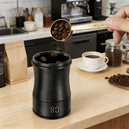Coffee Dosing Cup – 2-in-1 58MM Integrated LED 0.1G Precision Scale Station for Espresso Preparation, Baristas and Coffee Accessories