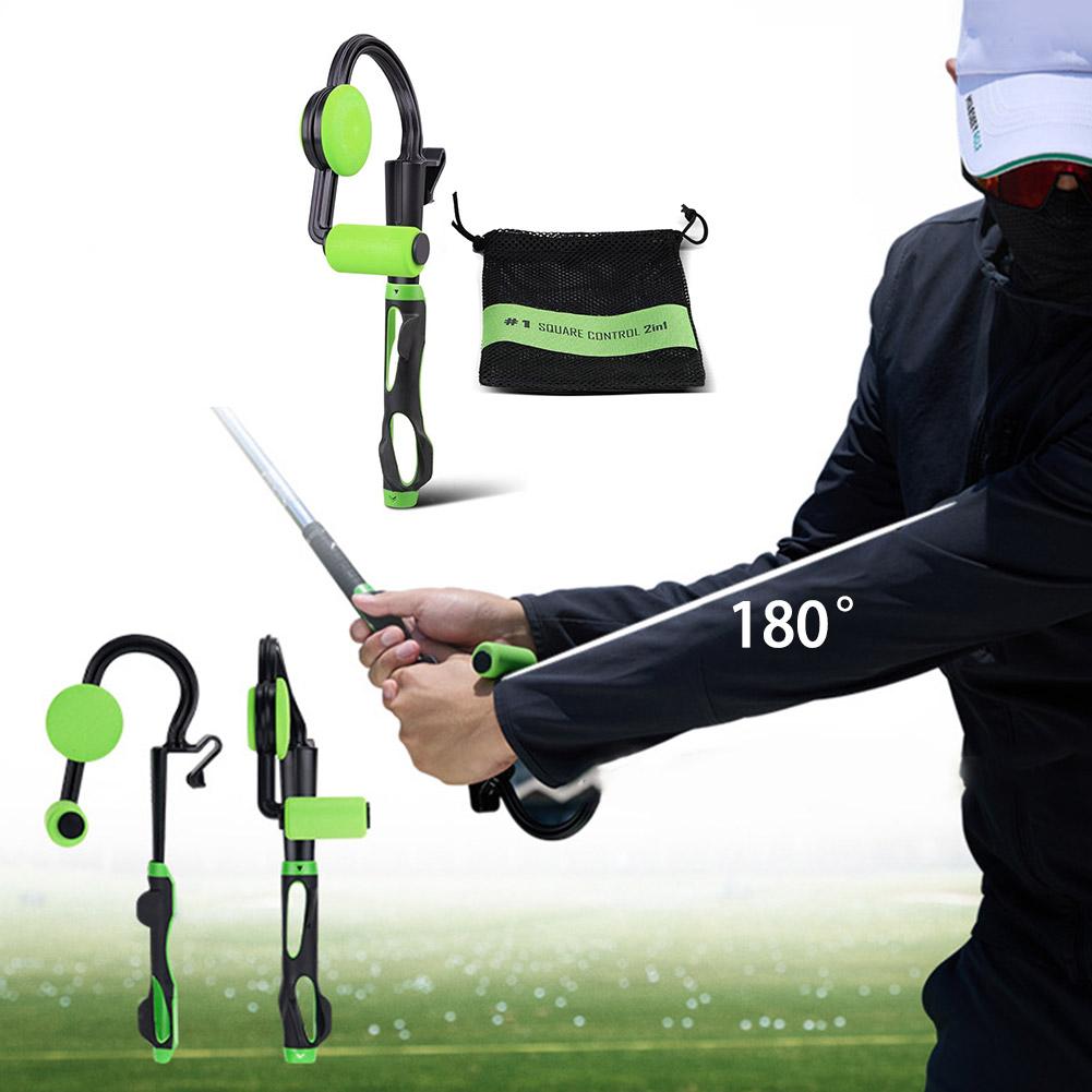 Golf Swing Trainer and Groove Tool – Posture Corrector with Club Cleaner and Sharpener for Practice, Alignment and Better Swing Mechanics