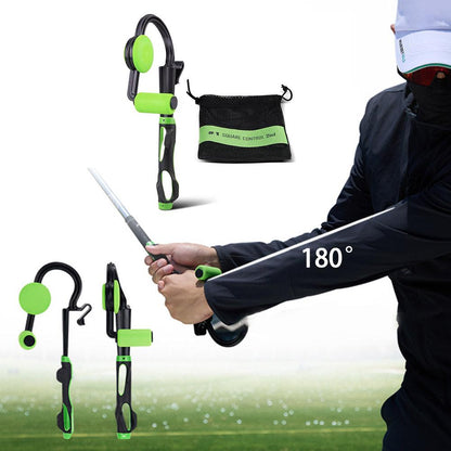 Golf Swing Trainer and Groove Tool – Posture Corrector with Club Cleaner and Sharpener for Practice, Alignment and Better Swing Mechanics