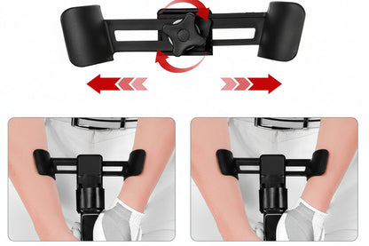 PGM Golf Putter Trainer – Adjustable-Length Practice Aid with Fixed-Wrist Support for Improving Putting Form, Alignment, Control and Consistency