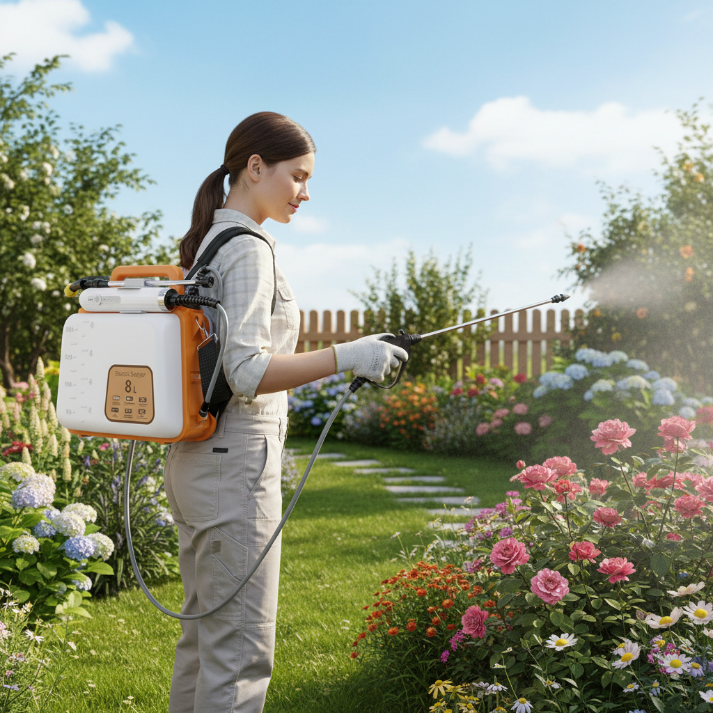 Foldable Electric Watering Can – Waterproof Adjustable Agricultural Sprayer Bottle for Flowers, Household Gardening, Plants and Yard Care