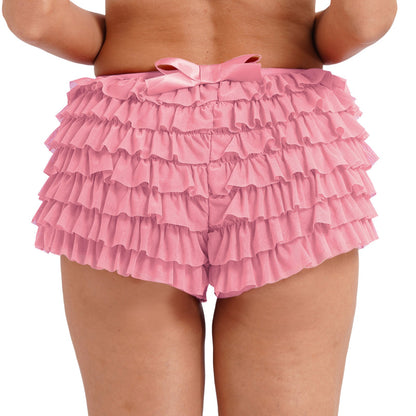Sexy Tiered Ruffle Knickers 2000s Women Low Waist Pumpkin Panties – Fairy Lace Safety Shorts Victorian Bloomers for Y2K Clubwear & Lingerie Fashion