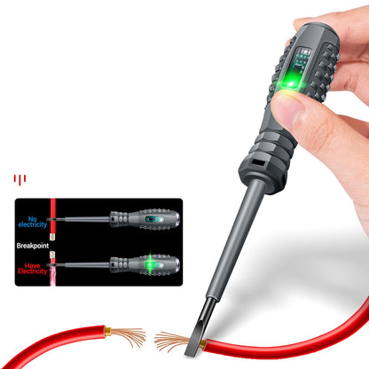 Non Contact Voltage Tester Screwdriver-Electrician Test Pen with AC Detection Safety Indicators and Professional Accuracy
