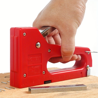 Heavy-Duty Staple Gun Kit – Fits 4-8mm Staples for DIY Furniture Upholstery, Woodworking, Crafting and Professional Repair Projects with Easy Operation