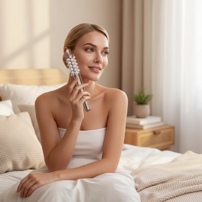 Face and Neck Massage Stick – Dual-Purpose Electric Beauty Tool for Gentle Firming Massage, Relaxation and Convenient At-Home Skin-Care Routines