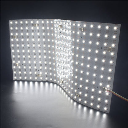 Flexible LED Panel Sheet – 490x245MM 24V 28W Backlight with 242 LEDs for Kitchen Counters, Marble, Signage and Advertising Displays