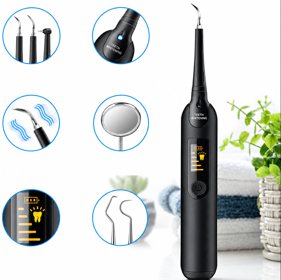 Electric Tooth Cleaning Device – 5-Speed Adjustable Oral Care Tool for Convenient At-Home Dental Cleaning, Polishing and Everyday Hygiene Routines