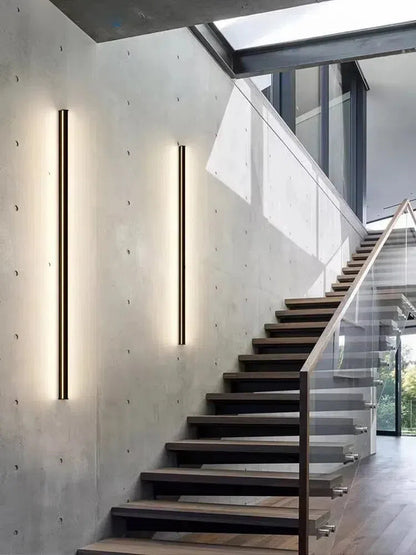 Modern Minimalist LED Wall Lamp – Luxury Long Strip Light for Bedrooms, Living Rooms, Bedside Areas, Hallways and Sofa Background Lighting