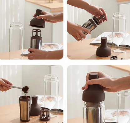 Cold Brew Coffee Maker – 1000ML High-Borosilicate Glass Pot for Smooth Cold Coffee, Fruit Tea and Refreshing Home Brewing