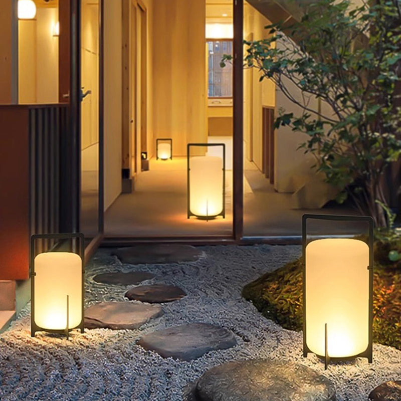 Solar LED Lawn Floor Lamp – Luminous Outdoor Garden Light for Pathways, Yards, Landscaping and Decorative Nighttime Illumination without Wiring