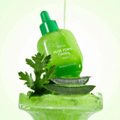 Aloe PDRN Calming Repair Ampoule – Soothing Korean Face Serum for Post Sun Care, Hydration, Skin Recovery and Daily Skincare