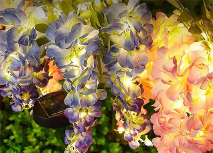 Solar Garden Flower Lights – 4 Branch Waterproof Outdoor LED Decoration for Patio, Yard & Pathway