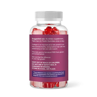 Collagen Biotin Gummy Bears – Chewable Daily Beauty Supplement with Collagen and Biotin in a Convenient, Delicious Gummy Format
