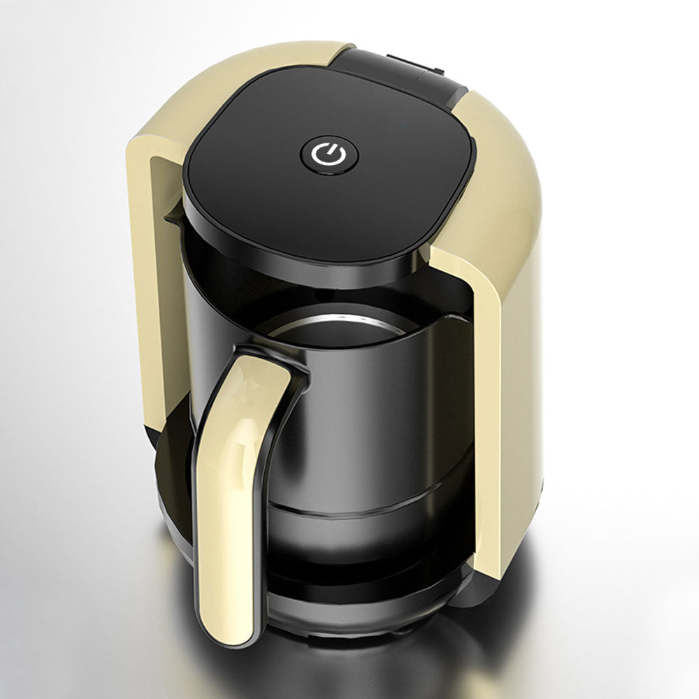 Automatic Turkish Coffee Maker – Electric Portable Mocha Coffee Machine and Hot Milk Pot for Rich Brews, Quick Heating and Home Use