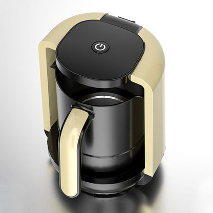 Automatic Turkish Coffee Maker – Electric Portable Mocha Coffee Machine and Hot Milk Pot for Rich Brews, Quick Heating and Home Use