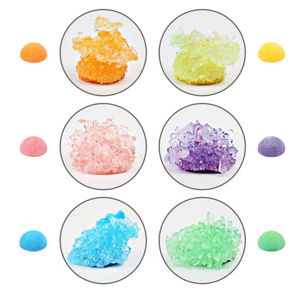 DIY Crystal Growing Experiment Kit - Educational Science Toy Set for Kids STEM Learning and Creative Holiday Gift Fun