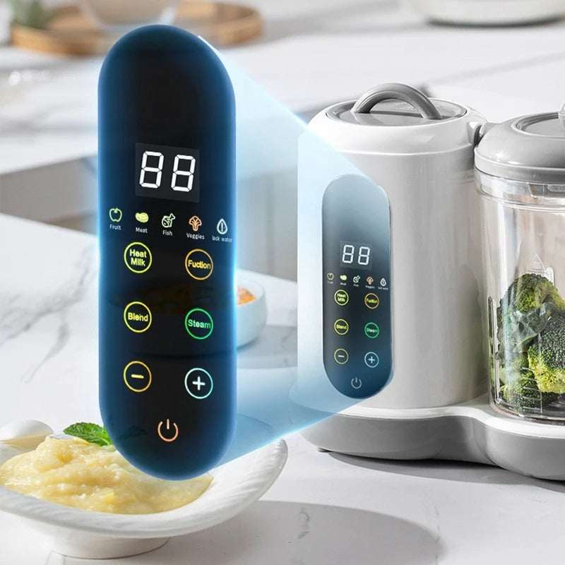 Multifunction Baby Food Maker – Compact Automatic Blender, Steamer and Timer for Easy Homemade Purees, Nutritious Meals and Convenient Infant Feeding