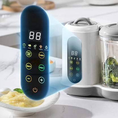 Multifunction Baby Food Maker – Compact Automatic Blender, Steamer and Timer for Easy Homemade Purees, Nutritious Meals and Convenient Infant Feeding