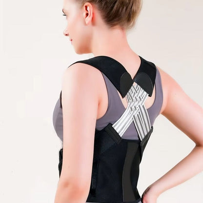 Unisex Back Posture Corrector Brace – Adjustable Breathable Back Support Belt for Students, Adults and Daily Correction