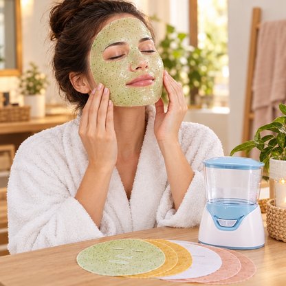 Automatic Fruit and Vegetable Mask Maker – Intelligent DIY Facial Mask Machine for Fresh At-Home Skin-Care Blends and Personalized Beauty Routines