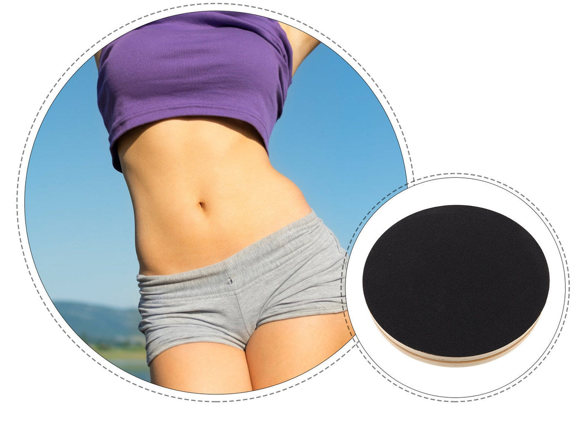 Wood Pilates Twist Board – Rotating Balance Disc for Core Training, Posture Correction, Yoga and Postpartum Recovery