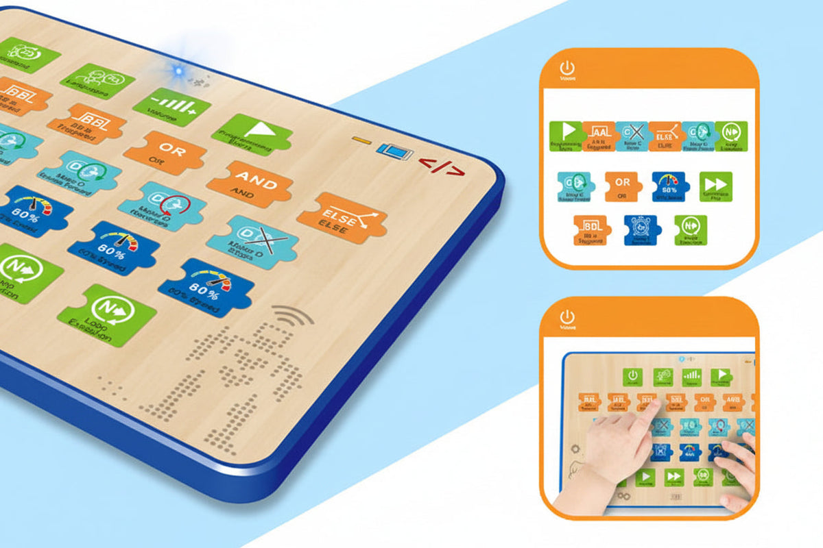 Electronic Programming Building Blocks Set – Educational STEM Construction Toy for Kids Learning Coding, Electronics, Physical Computing and Creativity