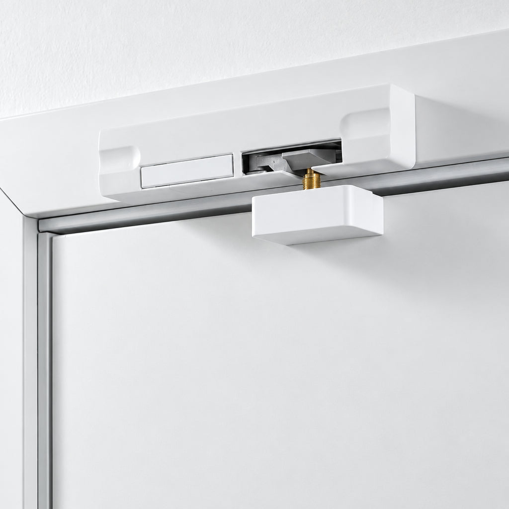 Hydraulic Door Closer Damper – Silent Automatic Closing Buffer for Wooden Doors with Anti-Pinch Protection and Easy External Household Installation