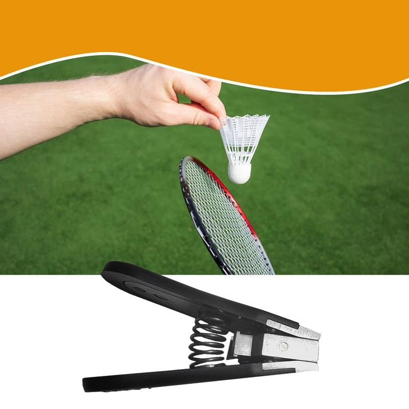 Professional Badminton & Tennis Stringing Clamp – Alloy Starting Clamp Tool for Secure Racquet Threading, Line Holding & Precision Stringing