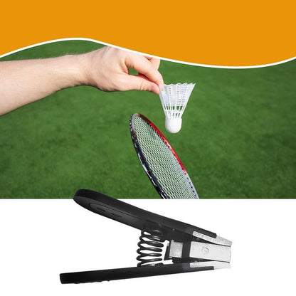 Professional Badminton & Tennis Stringing Clamp – Alloy Starting Clamp Tool for Secure Racquet Threading, Line Holding & Precision Stringing