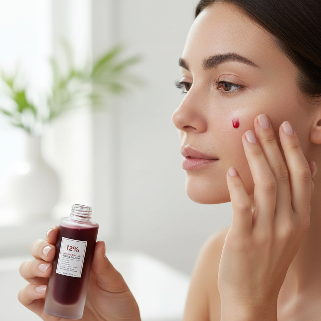 Fruit Acid Salicylic Essence – Exfoliating Moisturizing Skin-Care Serum for Pore Refining, Smoother Texture and Beauty Salon-Inspired Home Routines