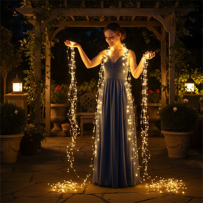 Solar Fairy String Lights – Outdoor LED Garland for Gardens, Streets, Patios and Holiday Decor with Energy-Saving Solar-Powered Illumination