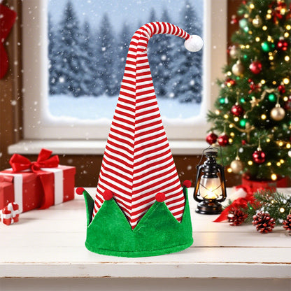 Creative Christmas Elf Hat – Fun Holiday Party Costume Accessory for Dances, Parades, Clown Dress-Up, and Festive Celebrations with Playful Seasonal Style