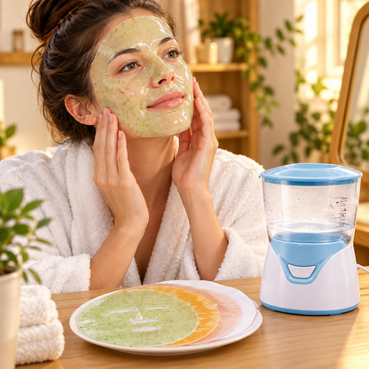 Automatic Fruit and Vegetable Mask Maker – Intelligent DIY Facial Mask Machine for Fresh At-Home Skin-Care Blends and Personalized Beauty Routines
