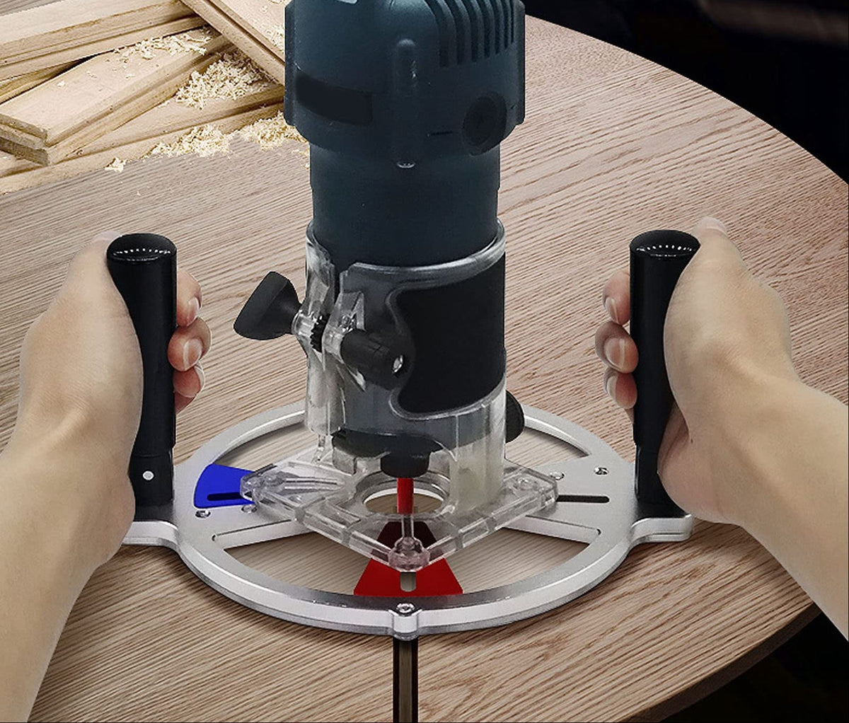 Woodworking Trimming Machine Tool – Precision Milling Groove Engraving Slotting Chamfering Router Accessory for Professional Woodworking Projects.