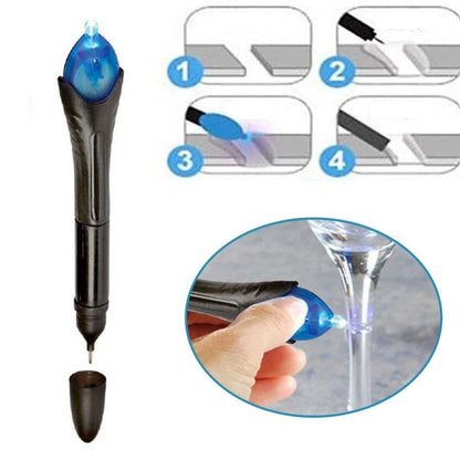 Quick 5-Second UV Light Fix Liquid Glass Welding Glue – Fast Bond Repair Tool with UV Curing for Plastic, Metal, Glass & Household Fixes