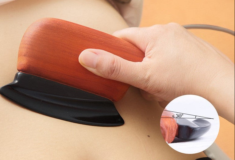 Electric Bianstone Gua Sha Massager – Heated Scraping Tool for Shoulder, Neck and Meridian Massage, Relaxation and Daily Body Care