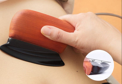 Electric Bianstone Gua Sha Massager – Heated Scraping Tool for Shoulder, Neck and Meridian Massage, Relaxation and Daily Body Care