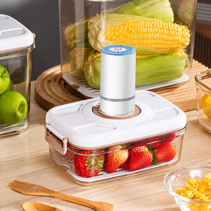Vacuum Food Storage Container – Sealed Grain Tank and Drainable Refrigerator Fresh-Keeping Box for Organized, Space-Saving Kitchen Food Storage