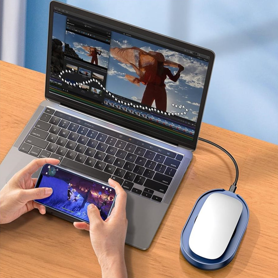 Automatic Virtual Mouse Jiggler – USB Virtual Mouse Mover with On-Off Switch to Prevent Computer Sleep, Lock Screens and Inactivity Detection