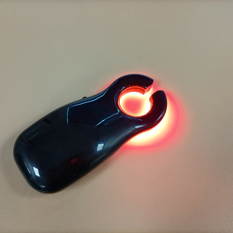 Handheld Vein Finder - Rechargeable Red-Light Vein Illuminator with an Open LED Ring Head