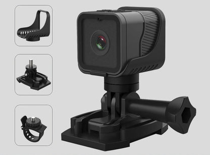 Waterproof Mini Sports Camera – 1080P Portable WiFi Hotspot Recorder for Motorcycles, Bicycles, Outdoor Adventures & Daily Travel