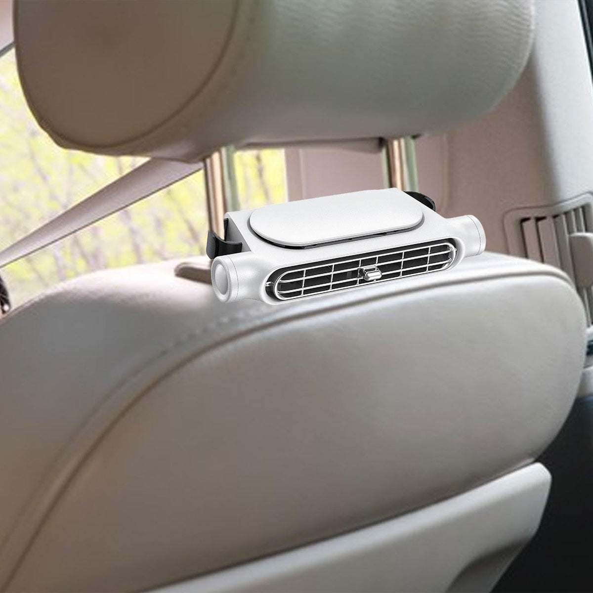 Car Seat Cooling Fan – Portable Vehicle Cooling Cushion with Air Circulation for Hot Weather Driving, Commuting and Comfortable Road Trips