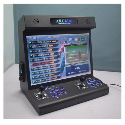 LCD Bartop Arcade Machine – 22-Inch 23000-in-1 Pandora Box Console with Dual Joysticks, 3D Games and Coin Slot for Retro Gaming