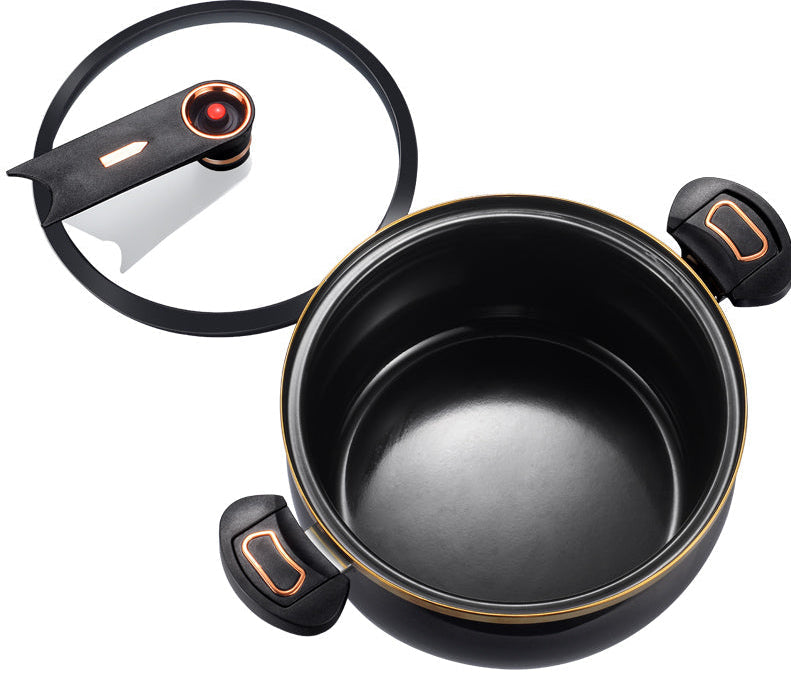 Micro Pressure Cooker – 7L Large 26CM Nonstick Pot for Stews, Soups and Family Meals on Induction or Gas Stoves