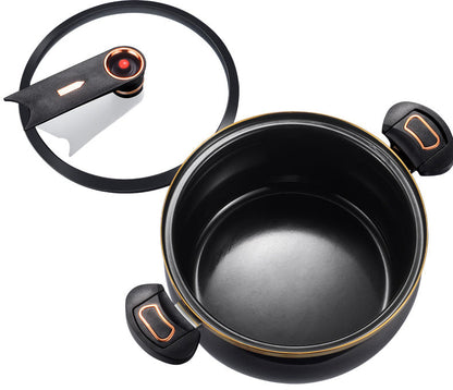 Micro Pressure Cooker – 7L Large 26CM Nonstick Pot for Stews, Soups and Family Meals on Induction or Gas Stoves
