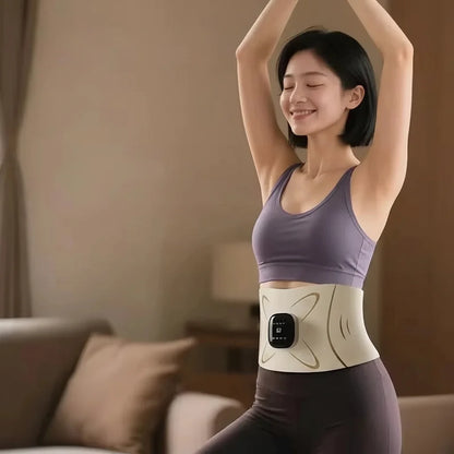 Waist Massager Belt - Electric Body Shaping Slimming Belt with Microcurrent Heating and Muscle Relaxation Technology