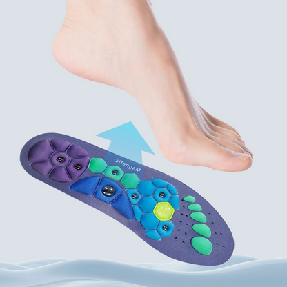 Acupressure Magnetic Therapy Insoles – Slimming Breathable Arch Support Cushion for Running Shoes, Improves Circulation & Foot Health Care