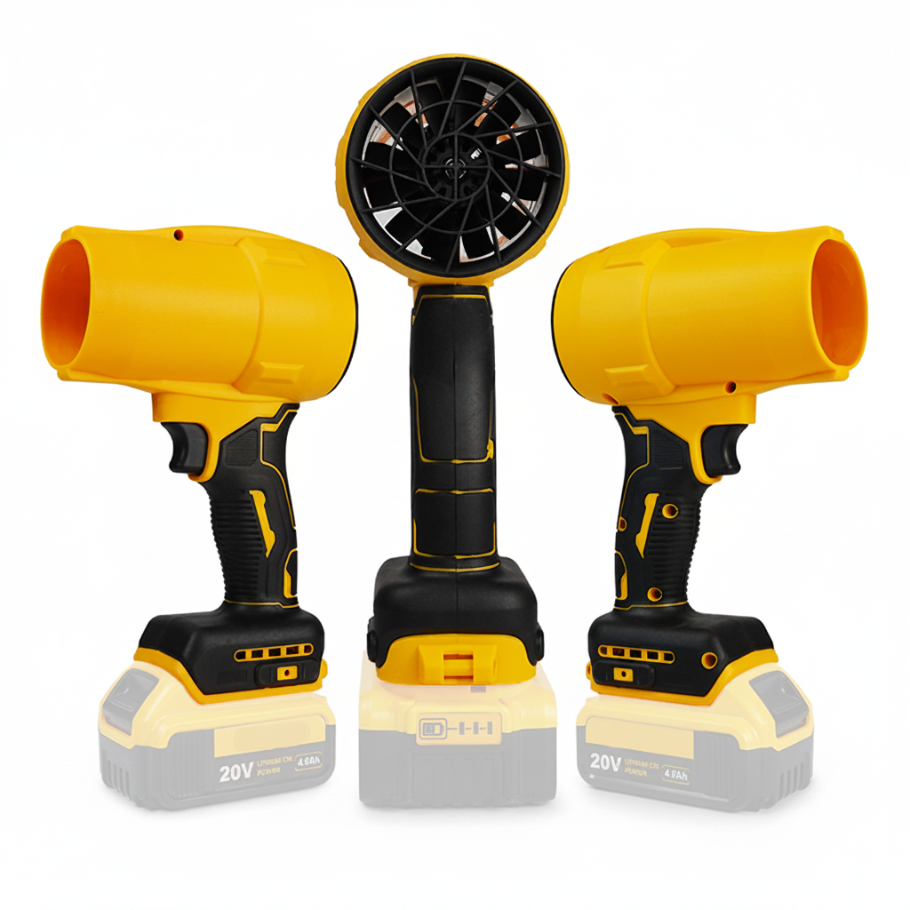Cordless Turbo Jet Air Blower - Brushless Electric Dust Cleaning Tool Compatible with Dewalt 20V Batteries for Workshop Use