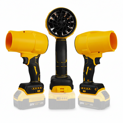 Cordless Turbo Jet Air Blower - Brushless Electric Dust Cleaning Tool Compatible with Dewalt 20V Batteries for Workshop Use